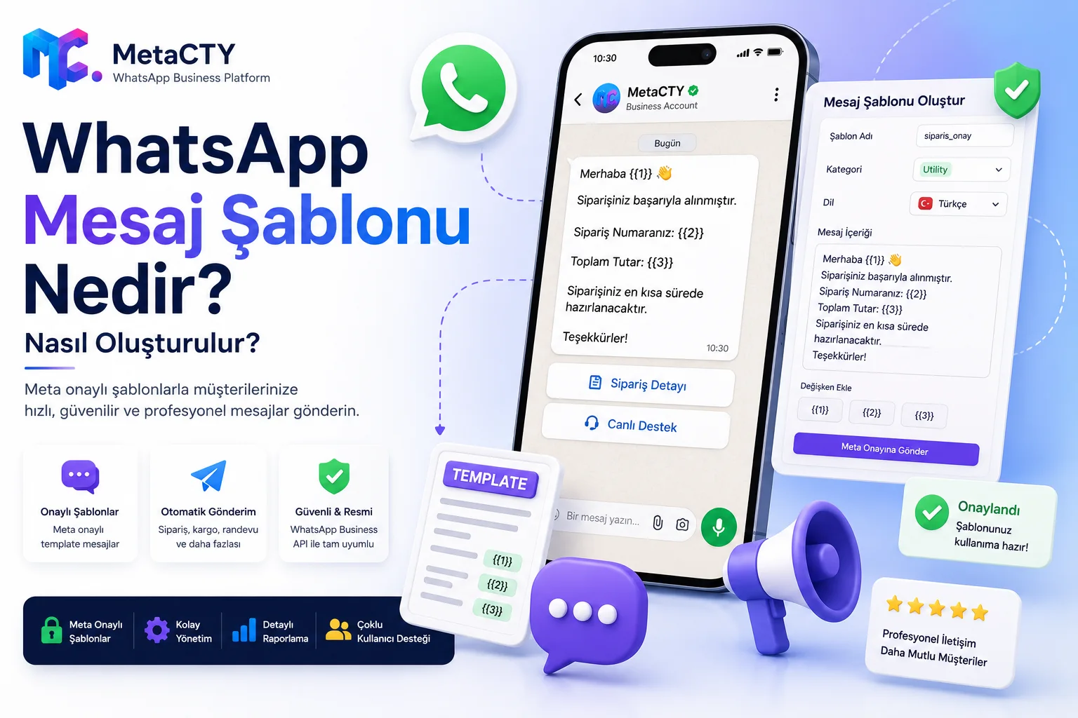 WhatsApp Mesaj Şablonu Nedir? Nasıl Oluşturulur?