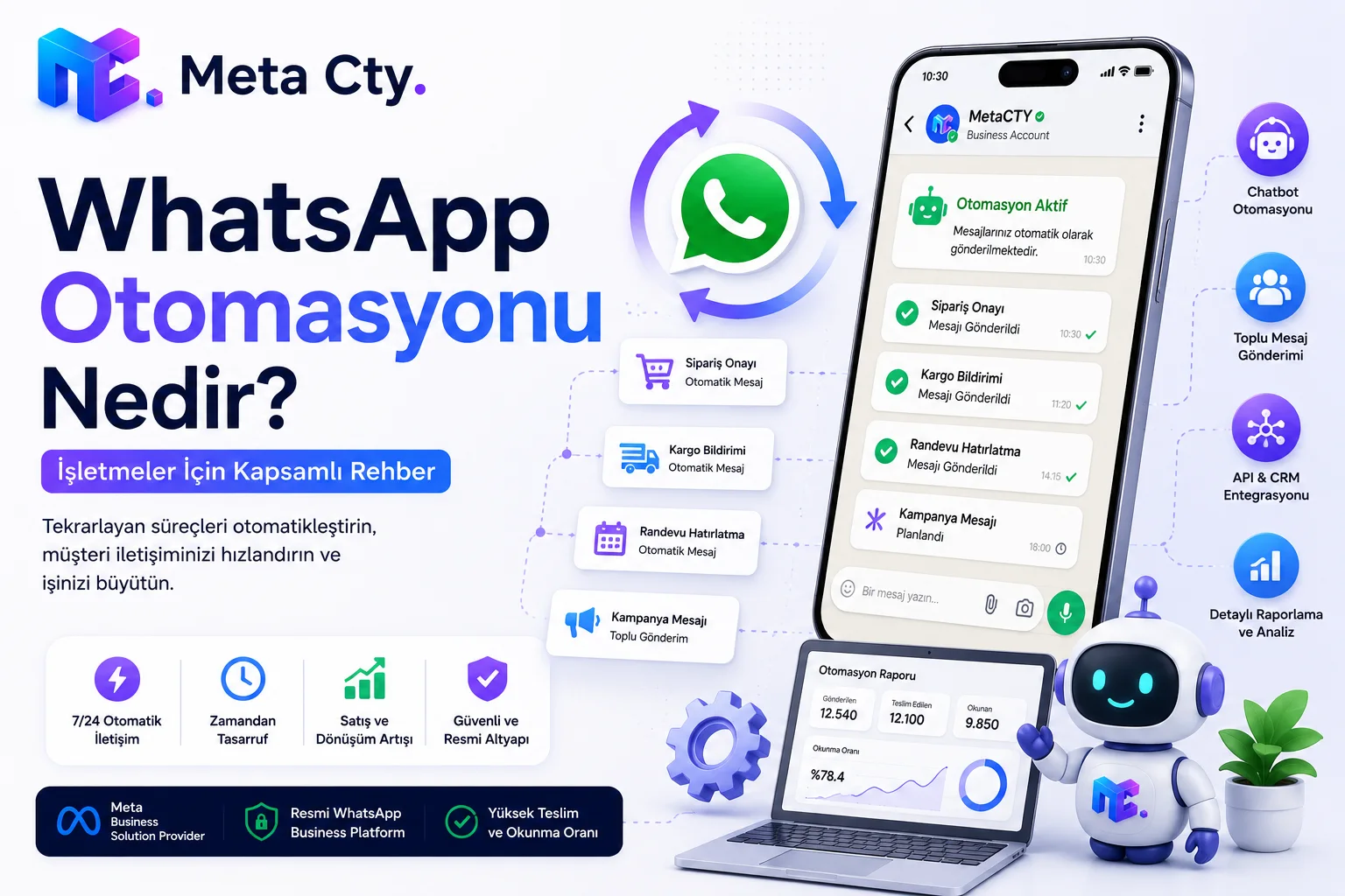 WhatsApp Otomasyonu Nedir? İşletmeler İçin Kapsamlı Rehber